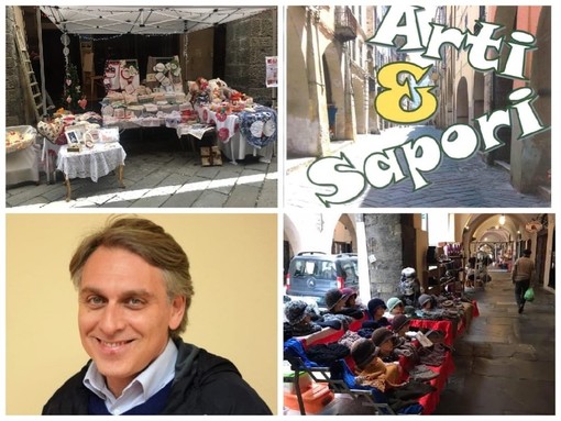 Pieve di Teco riparte dal mercatino 'Arti e Sapori'. Alessandri: "Incentiviamo il turismo e l'economia del territorio. Un appuntamento importante per l'intera valle Arroscia"