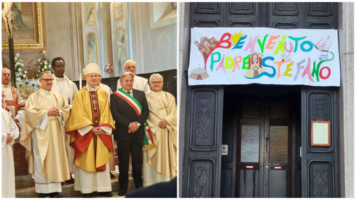 Nuovo parroco a Carcare, padre Stefano Locatelli accolto dalla comunità. Il sindaco Mirri: "Che il suo ministero porti frutti abbondanti"