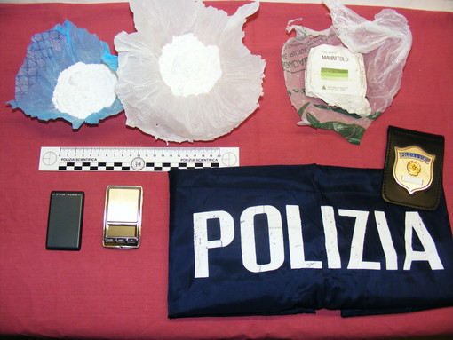 Cocaina ad Albenga, la Polizia sequestra altro stupefacente