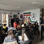 Andora, gli studenti delle scuole medie a lezione presso la sede del Gruppo Comunale di Protezione civile