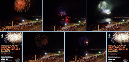 Per ferragosto Varazze ha offerto un grande spettacolo piromusicale Per ferragosto Varazze ha offerto un grande spettacolo piromusicale