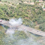 Camion carico di carta in fiamme sull'autostrada A6: temporaneamente chiusa la tratta Savona-Altare