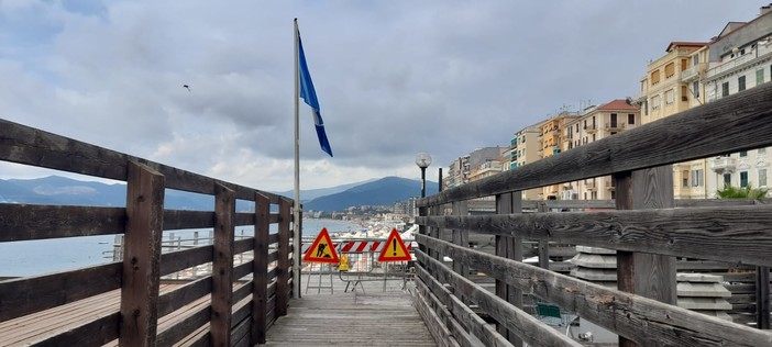 Savona, chiusa una parte della passerella delle Fornaci in attesa degli interventi di ristrutturazione