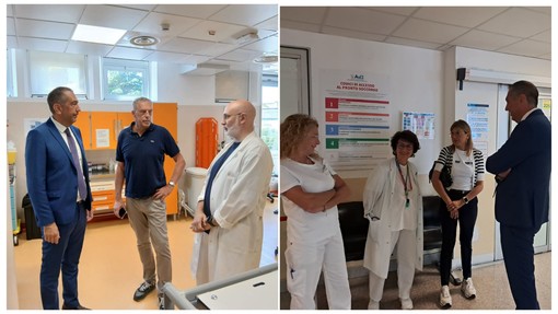 Sopralluogo di Arboscello ai Pronto soccorso: "Il sistema dell'emergenza-urgenza è sotto pressione a causa della carenza di organico" Sopralluogo di Arboscello ai Pronto soccorso: "Il sistema dell'emergenza-urgenza è sotto pressione a causa della carenza di organico"