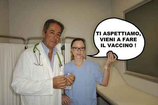 "Ci mettiamo la faccia, ed anche il braccio”: simpatica campagna pro-vaccino influenzale dei medici del Consorzio Liguria Salute