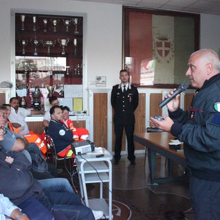 La Croce Bianca di Albenga a lezione sulla scena del crimine
