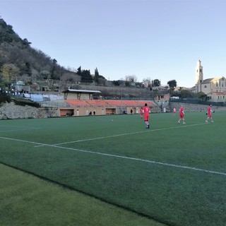 Il campo sportivo "Mazzucco" di Noli