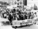 I savonesi in piazza negli anni delle "bombe di Savona" (foto dall'archivio Cgil)