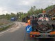 Villanova d'Albenga: rampa per l'Aurelia bis aperta, stasera si spera di procedere con la rimozione del camion