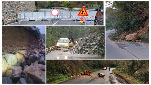 Frane sulle strade del Finalese, il maltempo dell'autunno costa oltre 1,3 milioni alla Provincia