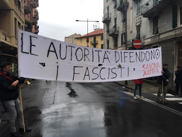 Savona, la Lega critica contro la presenza del sindaco Caprioglio al corteo antifascista, Sasso Del Verme: &quot;Amministratori si dissocino&quot;