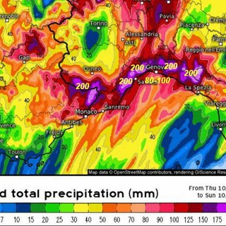 Forte ondata di maltempo in arrivo sulla Liguria