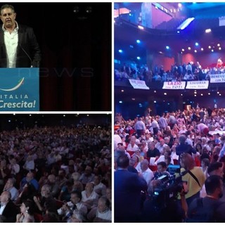 Iniziata a Roma la convention 'L'Italia in crescita' organizzata dal Presidente della Regione Liguria Giovanni Toti, molti gli amministratori locali presenti