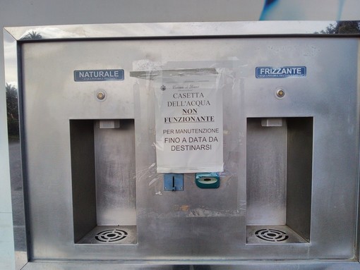 Loano: "morta" la casetta dell'acqua? Loano: "morta" la casetta dell'acqua?