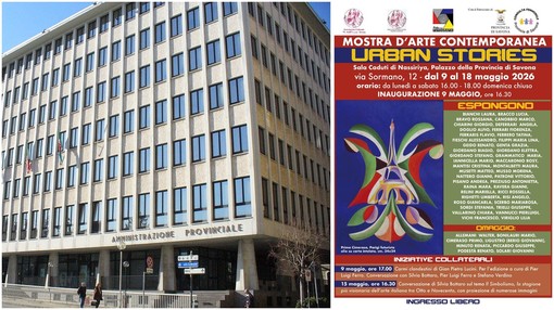 Savona, al Palazzo della Provincia la mostra d’arte contemporanea “Urban Stories”