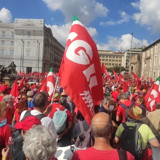 La Cgil savonese in corteo a Roma
