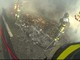 Camion incendiato ad Albisola: terminate nella notte le opere di rimozione (FOTO e VIDEO)