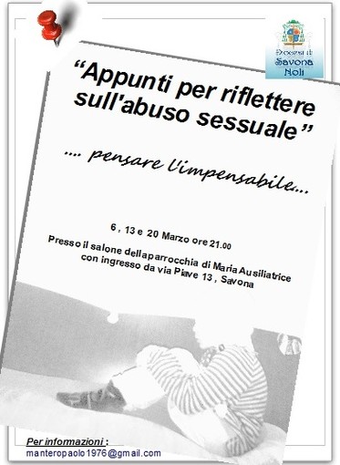 Savona "Pensare l'impensabile" convegno sugli abusi
