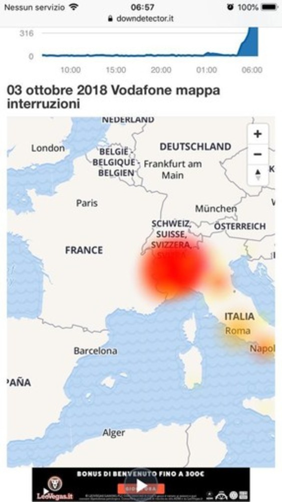 Telefoni in tilt per gli utenti di Vodafone. Problemi anche in provincia di Savona Telefoni in tilt per gli utenti di Vodafone. Problemi anche in provincia di Savona