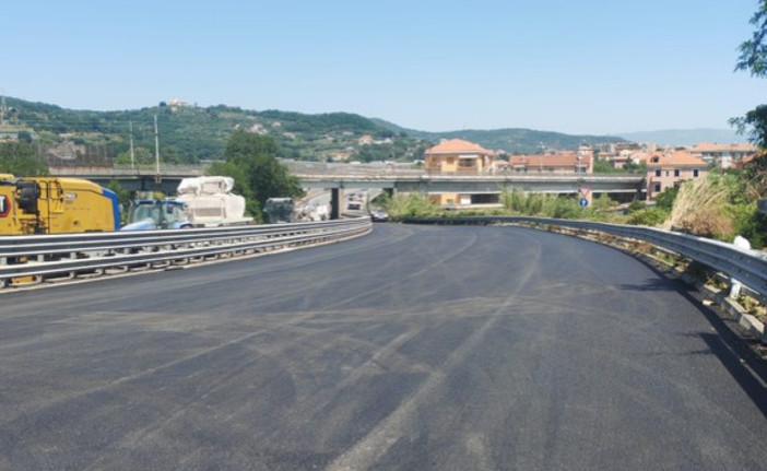Cantiere sulla strada di scorrimento, riaperto il viadotto Ferraris in direzione Vado Cantiere sulla strada di scorrimento, riaperto il viadotto Ferraris in direzione Vado