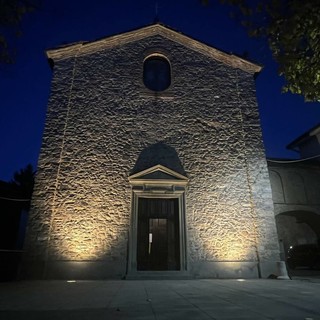 Rocchetta Cairo, la chiesa risplende con la nuova illuminazione LED Rocchetta Cairo, la chiesa risplende con la nuova illuminazione LED