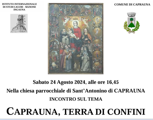 La Sezione Ingauna dell’Istituto di Studi Liguri ha organizzato a Caprauna alla scoperta del patrimonio artistico e culturale locale La Sezione Ingauna dell’Istituto di Studi Liguri ha organizzato a Caprauna alla scoperta del patrimonio artistico e culturale locale