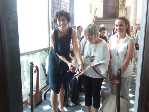 Savona, inaugurata la mostra "Milena Milani. Parole scritte, Parole dipinte" Savona, inaugurata la mostra "Milena Milani. Parole scritte, Parole dipinte"