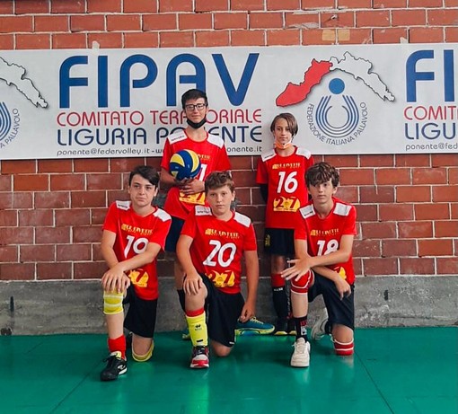 Volley, l'under 13 maschile dell'Asd Civette Celle si piazza al secondo posto nelle province di Savona-Imperia