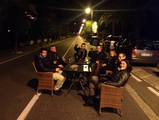 Varigotti, ultimo brindisi sull'Aurelia