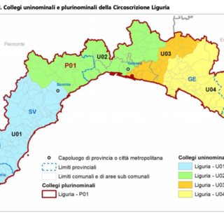 Il referendum sul taglio dei parlamentari cambia la geografia elettorale ligure: savonese spaccato in 2 per la Camera