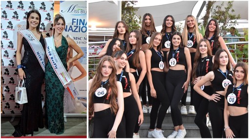 Successo alla Marina di Loano per Miss Blumare: incoronate Ginevra Zuccaroni e Valentina Ferrando