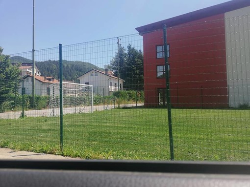 Calizzano, un nuovo campetto da calcio in erba naturale