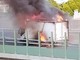 Camion in fiamme sulla A10 tra Albisola e Savona: traffico bloccato in entrambe le direzioni Camion in fiamme sulla A10 tra Albisola e Savona: traffico bloccato in entrambe le direzioni