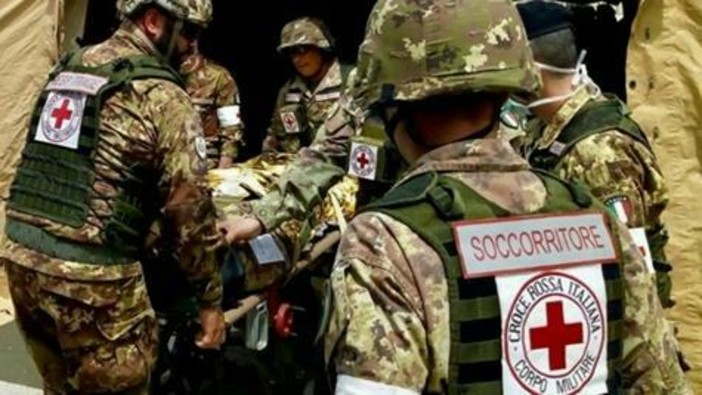 Croce Rossa in azione: a Giustenice l’addestramento del Corpo Militare Volontario