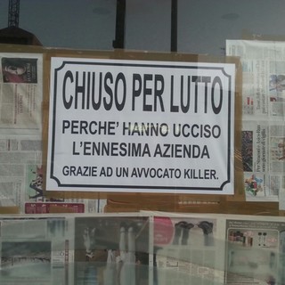 "Uccisa l'ennesima azienda grazie ad un avvocato killer": il grido di dolore di un imprenditore di Loano