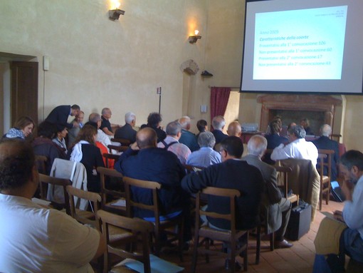 Il convegno ALA stamane alla sala ricevimenti del castello di Prunetto Il convegno ALA stamane alla sala ricevimenti del castello di Prunetto