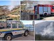 Tovo, spento l'incendio in località Liggia: indagini in corso per accertarne le cause (FOTO e VIDEO)