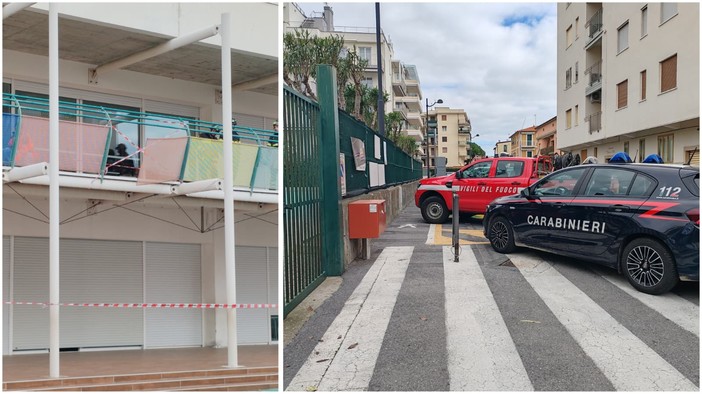 Pietra Ligure, cede la ringhiera a scuola: fuori pericolo il bambino caduto, la Procura apre un fascicolo