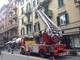 Savona, caduta calcinacci in via Boselli: intervento dei vigili del fuoco (FOTO)