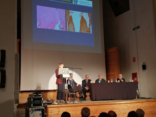 Nella foto: un momento del recente convegno finalese sulle tecnologie di quinta generazione in telefonia (5G)