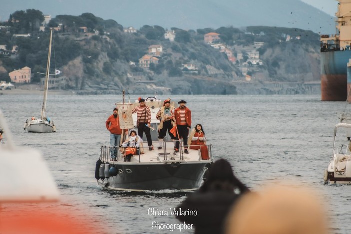 Cicciolin, il re del Carnevale, sbarca a Savona: le foto di Chiara Vallarino