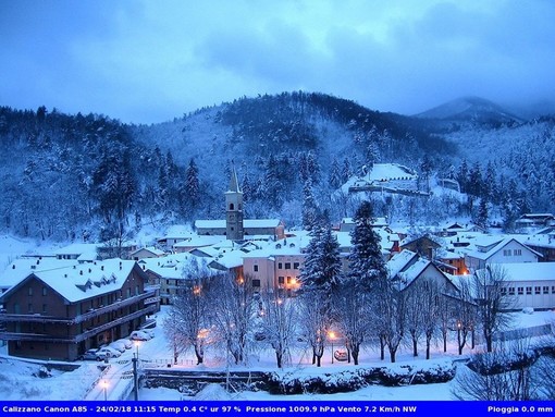 Foto webcam Calizzano, sito del Comune