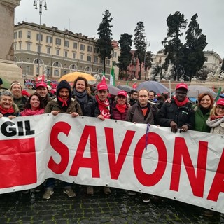 Manifestazione nazionale del 9 febbraio a Roma: anche la Cgil di Savona in campo con tantissime persone