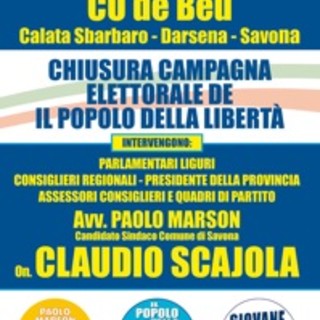 Chiusura della campagna elettorale de Il Popolo della Libertà