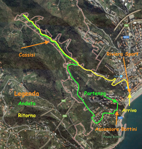 Celle Ligure: II Corsa e Camminata in Notturna