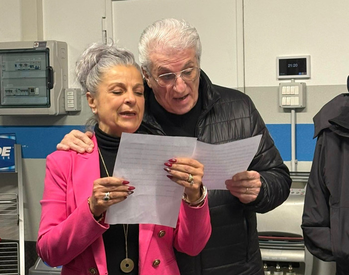 Nella foto, Michele con la moglie Cristina