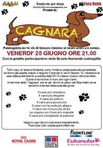 Varazze: venerdì sera la 3^ edizione di "Cagnara" Varazze: venerdì sera la 3^ edizione di "Cagnara"