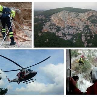 Finale, rocciatrice ferita al Bric Pianarella: intervento dell'elisoccorso (FOTO) Finale, rocciatrice ferita al Bric Pianarella: intervento dell'elisoccorso (FOTO)