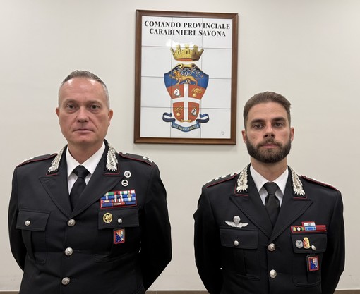 Carabinieri, due nuovi ufficiali nel Savonese: il Capitano Colamorea ad Alassio, il Tenente Rugi al Nucleo Investigativo Carabinieri, due nuovi ufficiali nel Savonese: il Capitano Colamorea ad Alassio, il Tenente Rugi al Nucleo Investigativo
