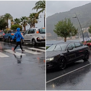 La coda nella mattinata dell'1 novembre sull'Aurelia nel centro di Noli (foto dal video pubblicato sulla pagina "Città di Noli Antica Repubblica Marinara") La coda nella mattinata dell'1 novembre sull'Aurelia nel centro di Noli (foto dal video pubblicato sulla pagina "Città di Noli Antica Repubblica Marinara")